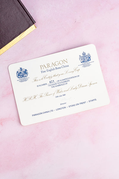 Vintage Limited Edition Royal Wedding Loving Cup