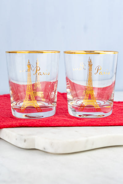 Paris Double Old-Fashioned Glasses - Set of 2