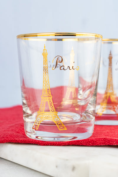 Paris Double Old-Fashioned Glasses - Set of 2
