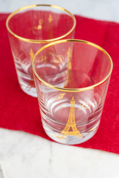 Paris Double Old-Fashioned Glasses - Set of 2