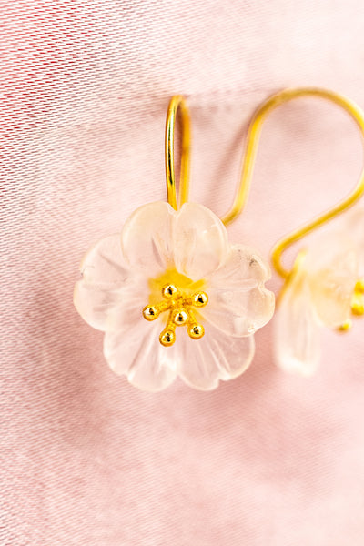 Petite Fleur Crystal Vermeil Earrings