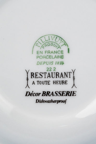 Pillivuyt Brasserie Coffee Cup & Saucer