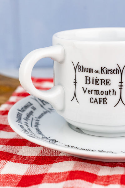 Pillivuyt Brasserie Coffee Cup & Saucer