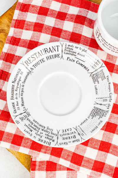 Pillivuyt Brasserie Coffee Cup & Saucer