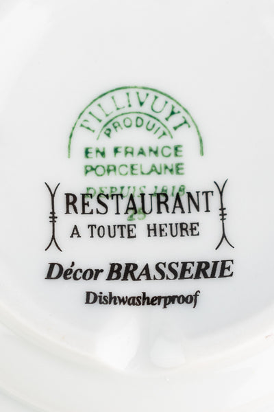 Pillivuyt Brasserie Coffee Cup & Saucer