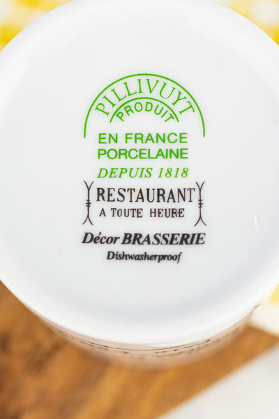 Pillivuyt Brasserie Mug - Set of 2