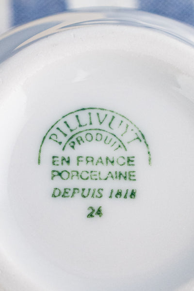 Pillivuyt Creamer & Sugar