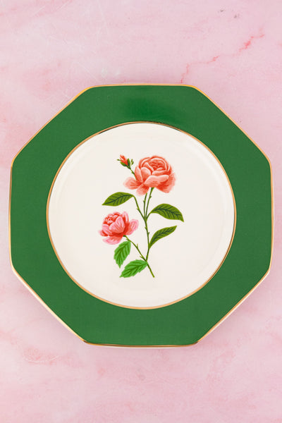 Porcelain Dessert Plates - Set of 4