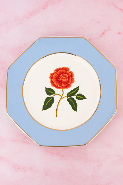 Porcelain Dessert Plates - Set of 4