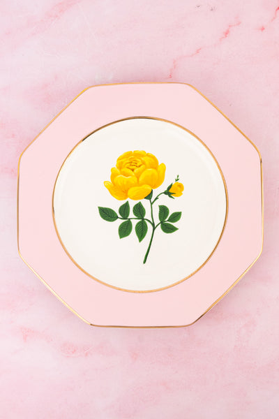 Porcelain Dessert Plates - Set of 4