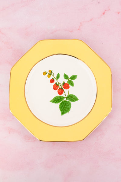 Porcelain Dessert Plates - Set of 4