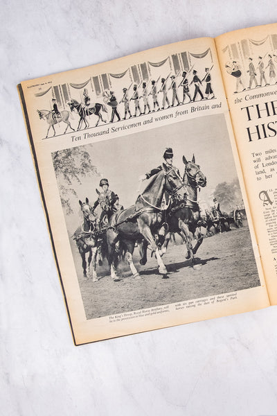 Vintage Queen Elizabeth II Coronation Pictorial Magazine