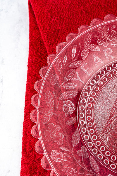 Queen Victoria 1887 Golden Jubilee Glass Portrait Plate