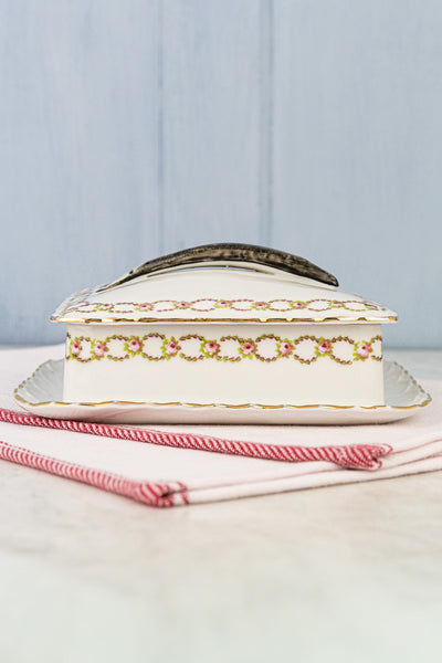 Antique Porcelain Sardine Box