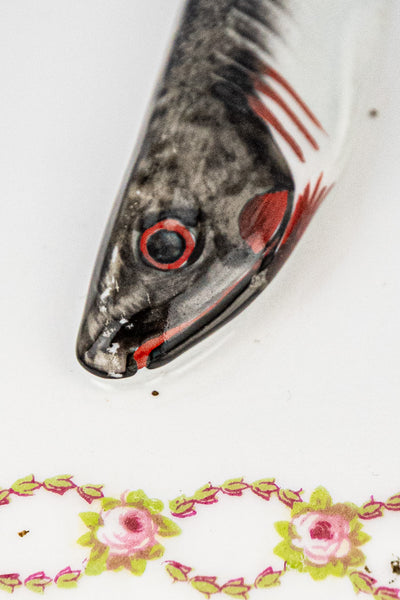 Antique Porcelain Sardine Box
