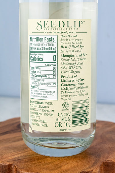 Seedlip Non-Alcoholic Mocktail Spirits