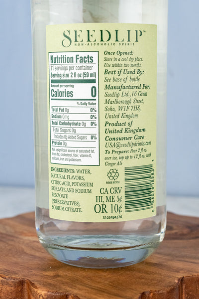 Seedlip Non-Alcoholic Mocktail Spirits