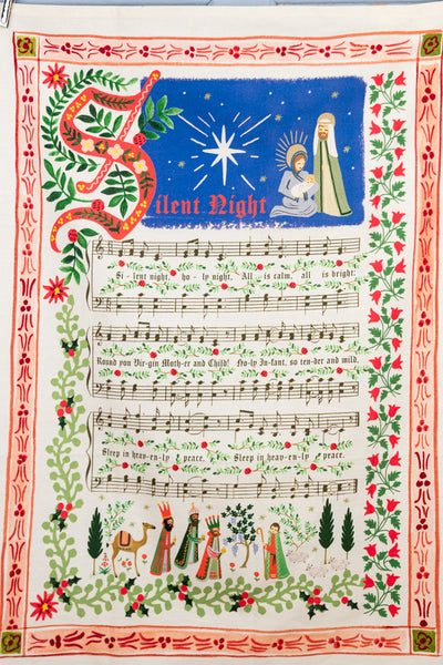 Silent Night Tea Towel