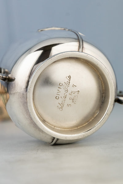Antique English Silverplate Art Nouveau Tea Service
