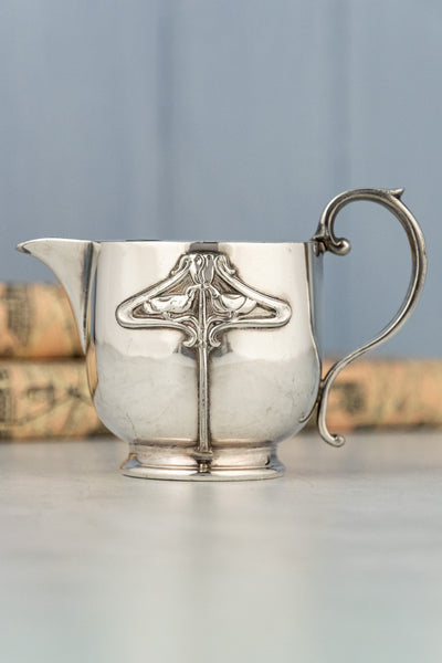 Antique English Silverplate Art Nouveau Tea Service