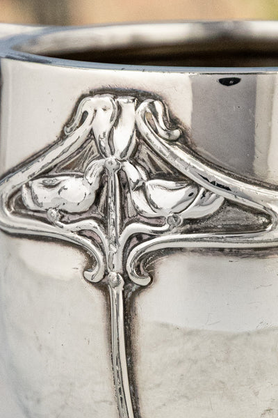 Antique English Silverplate Art Nouveau Tea Service