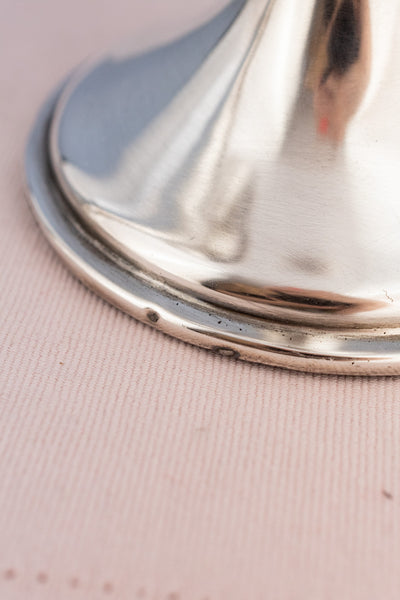 Silverplate White City Stadium Vase Pair