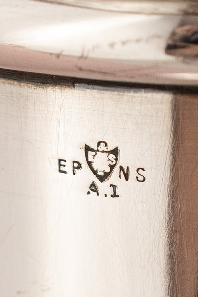 Silverplate White City Stadium Vase Pair