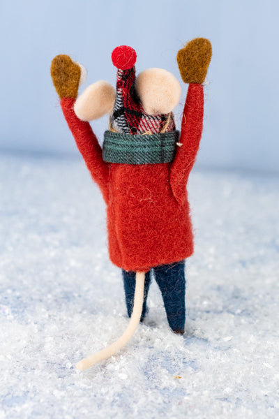 Snowball Spencer & Bundled Up Beckett Mouse Ornaments