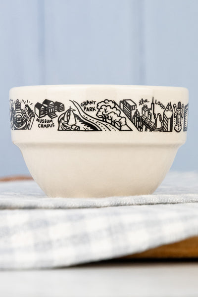 Chicago Skyline Diner Style Soup Cup