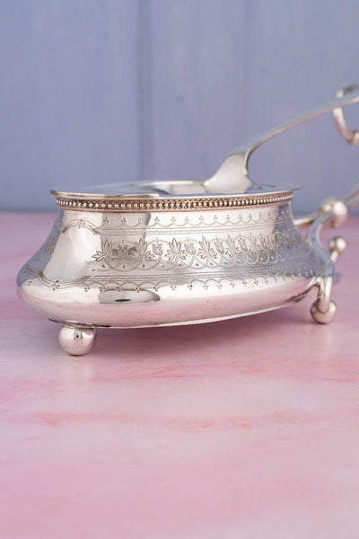 Antique Silverplate Spoon Warmer