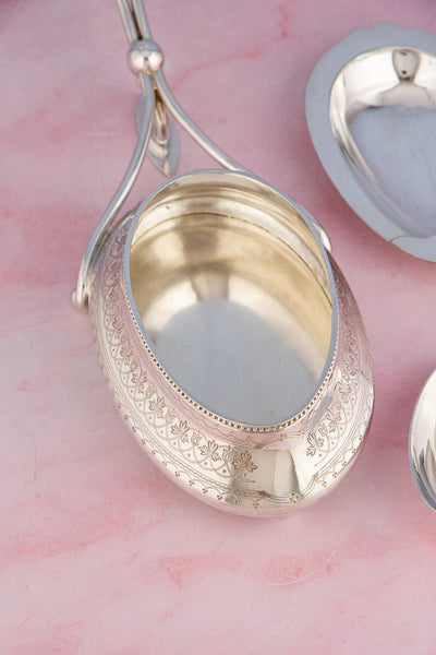 Antique Silverplate Spoon Warmer