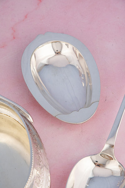 Antique Silverplate Spoon Warmer
