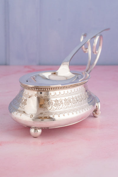Antique Silverplate Spoon Warmer