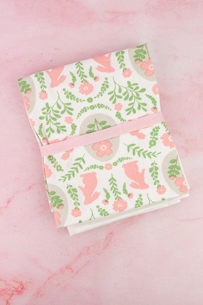 Spring Bunny Towel Pair