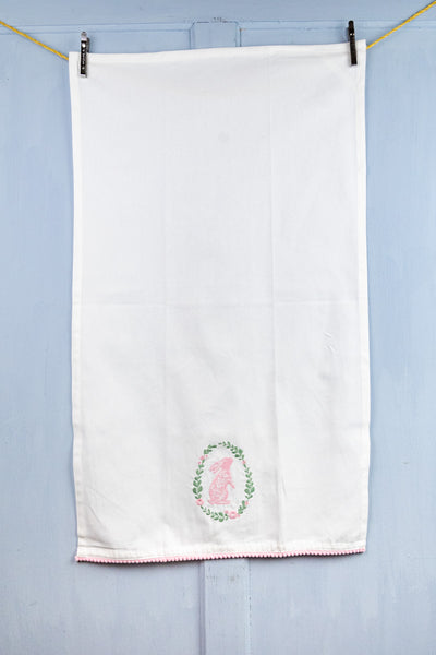 Spring Bunny Towel Pair