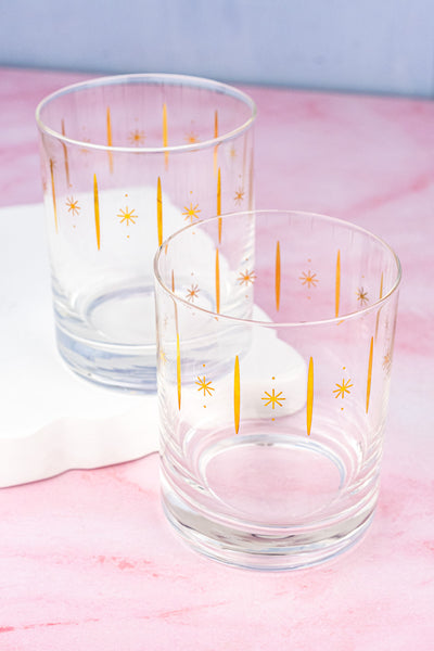 Starlight Double Old Fashioned Glasses - Set of 2
