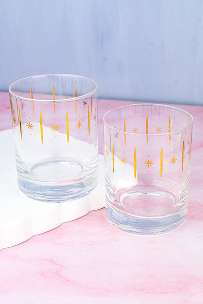 Starlight Double Old Fashioned Glasses - Set of 2