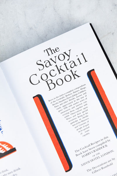 The Savoy Cocktail Book