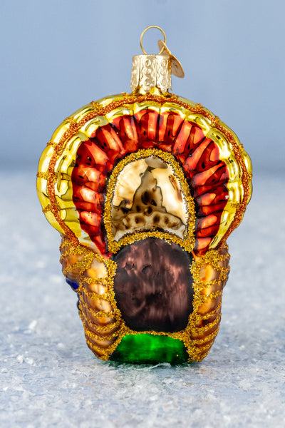 Tom Turkey Glass Ornament