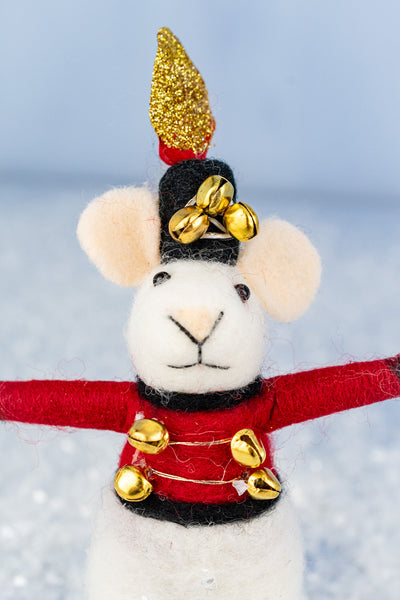 Toy Soldier Claude Mouse Ornament