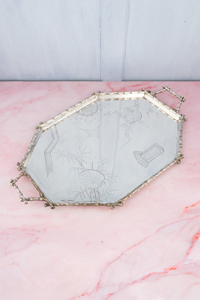 Victorian Aesthetic Movement Silverplate Tray