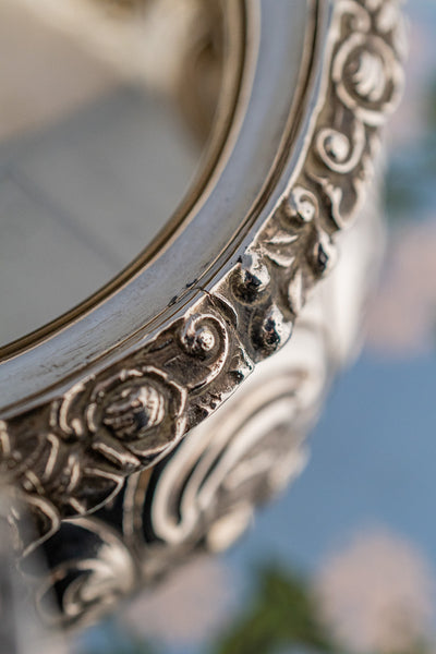 Victorian Scottish Silverplate Milk and Sugar Set
