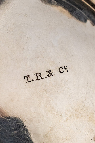 Victorian Scottish Silverplate Milk and Sugar Set