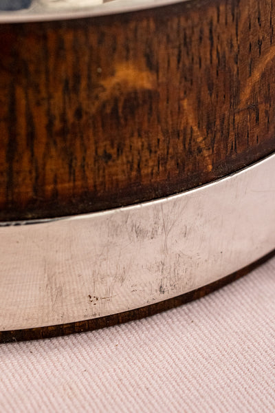 Victorian Oak and Silverplate Jug