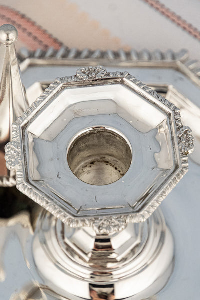 Victorian Silverplate Chamberstick