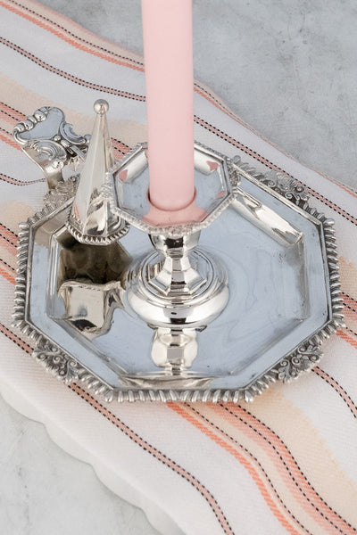 Victorian Silverplate Chamberstick