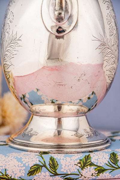 Victorian Silverplate Claret Jug