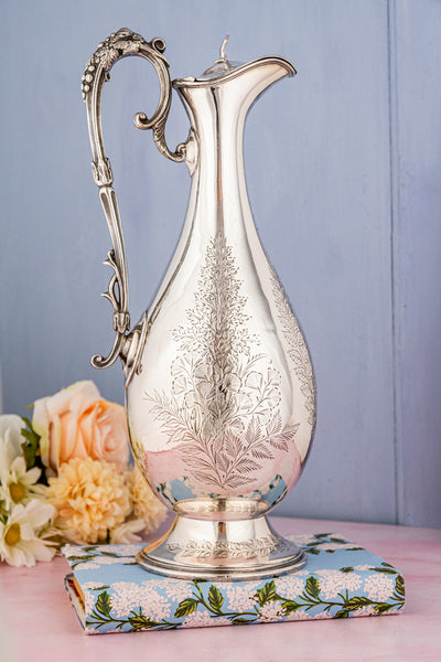 Victorian Silverplate Claret Jug
