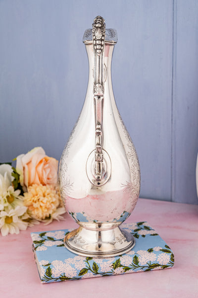 Victorian Silverplate Claret Jug