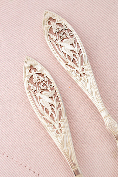 Scottish Victorian Silverplate Serving Set